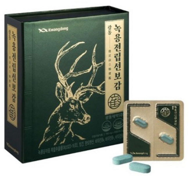 광동제약 녹용 전립선보감 남성건강 700mg X 56정 1박스