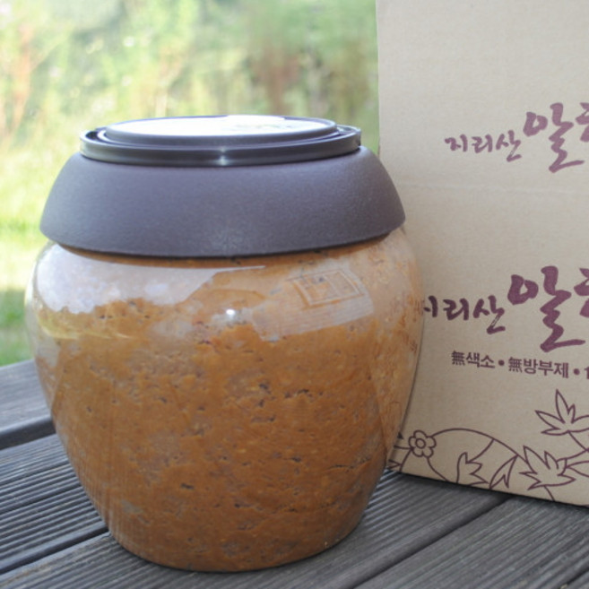 지리산알천 된장 국산콩으로 만든 전통된장, 2개, 1kg