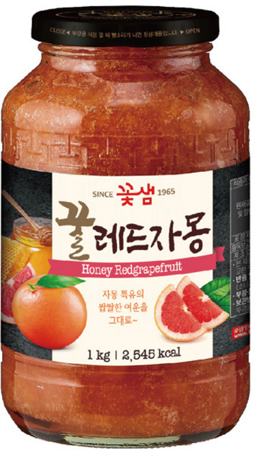 꽃샘 꿀자몽차 담터다방