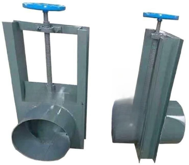 농수로 개폐기 도랑 수문 게이트 물조절 내경 농사 논 농지 배수로 관리, A. 수동 200mm 이중 원형 탄소강