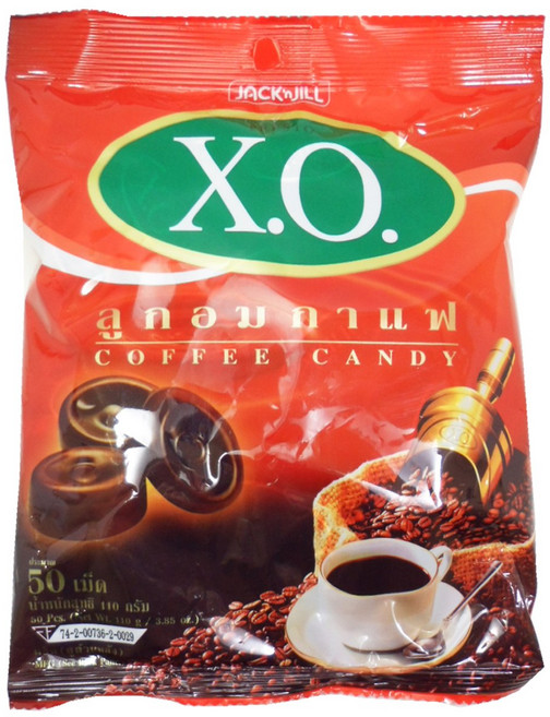 X.o. 커피 캔디 타원형 모양 순중량 110 G (50 알갱이) X.o. Coffee Candy Oval Shaped Net Wt 110 G (50 Pellets) X 2 Bag, 1개, 110g