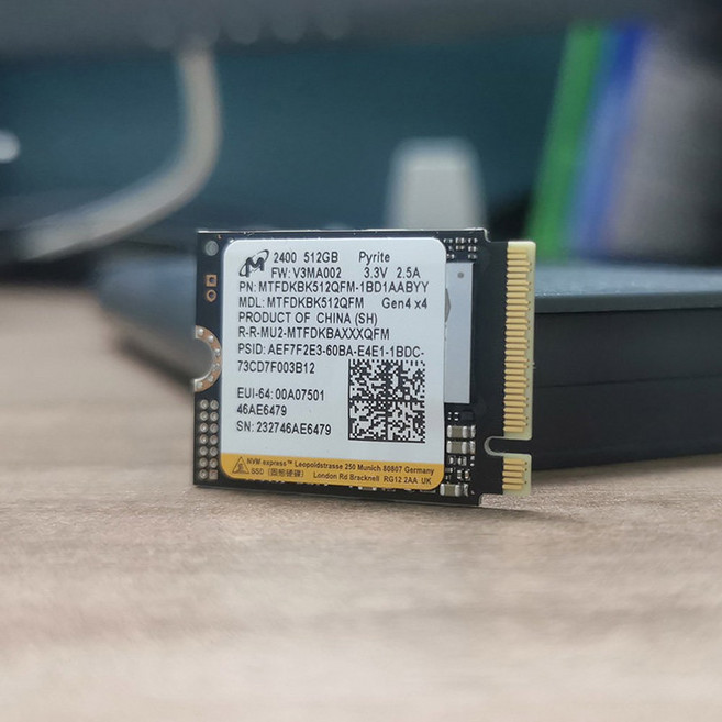 SSD 1TB WD SN740 웨스턴 1T 1테라 PCIE4 0x4 하드디스크 Deck, 마그네슘 512G