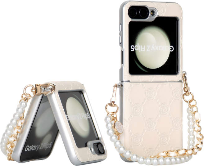 윰스모르 럭셔리 스트랩 갤럭시 Z 플립 힌지 보호 케이스