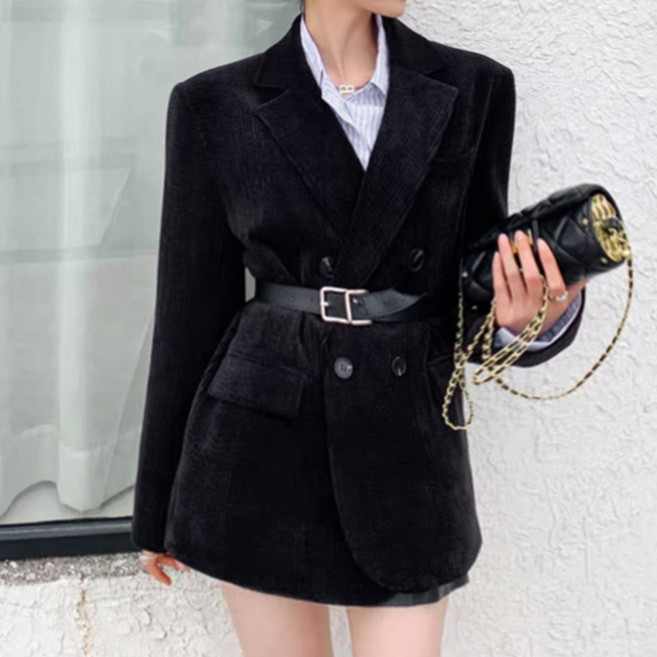 대박난박양 코듀로이 더블 자켓