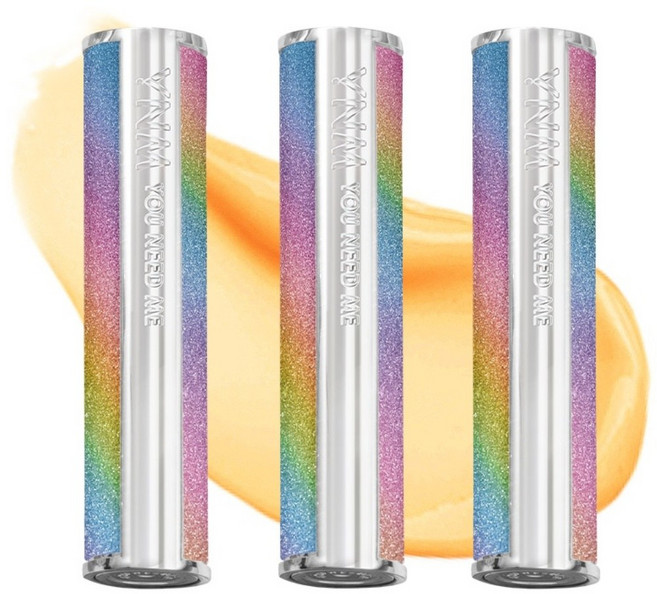 YNM 허니 립밤 세트, 레인보우, 3g, 3개