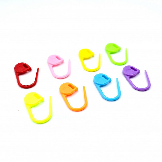 칼라 플라스틱 옷핀 뜨개표시용 마킹 단수링 10p, 상세페이지 참조, 1개