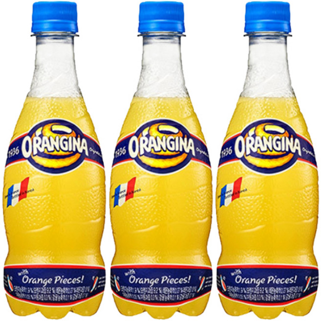 롯데칠성 오랑지나, 420ml, 3개