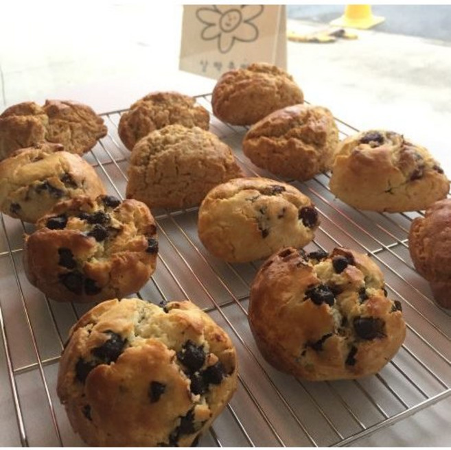 [쌀베이킹] 쌀가루로 만든 수제 쌀스콘/ 쿠키박스 결혼 돌 유치원 답례품 (NO밀가루), 크랜베리, 1개