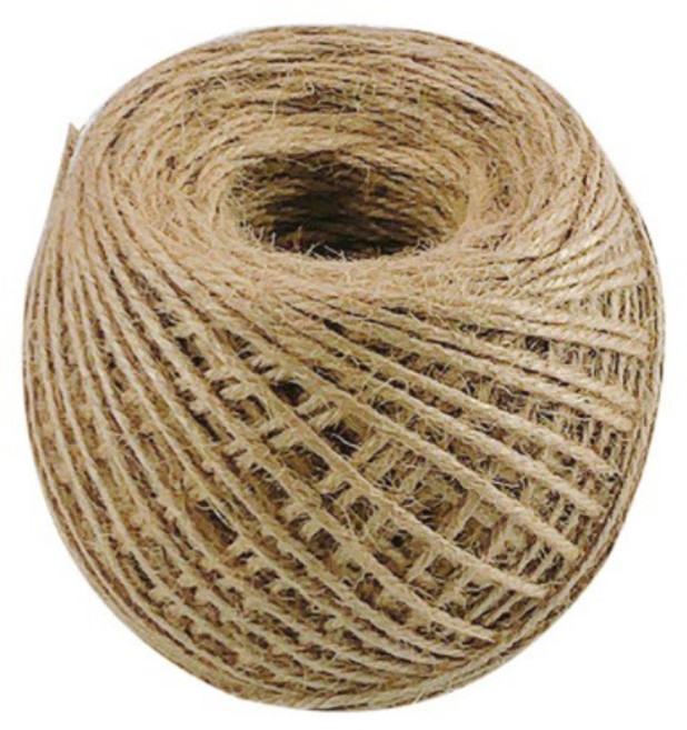 DIY麻繩 裝飾編織繩 包裹創意手工編制燈飾相片吊繩, 1個, D09 原色(100M)