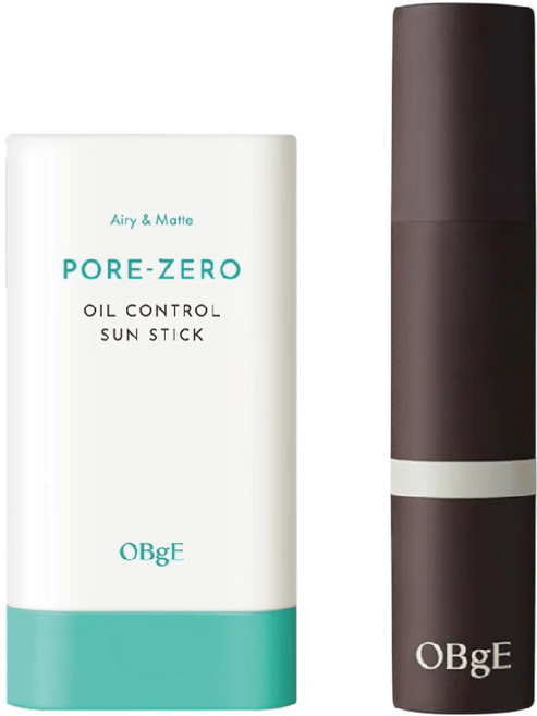 OBgE 控油清爽防曬棒與自然遮瑕粉底棒組合, 防曬棒+粉底棒(2 BEIGE 米色), 1個