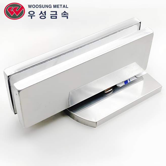 우성 신형 살포시힌지 유압 가네모타입 비매립 대형판 살포시투 업그레이드 플로어힌지 유리문, 대형(공사용)