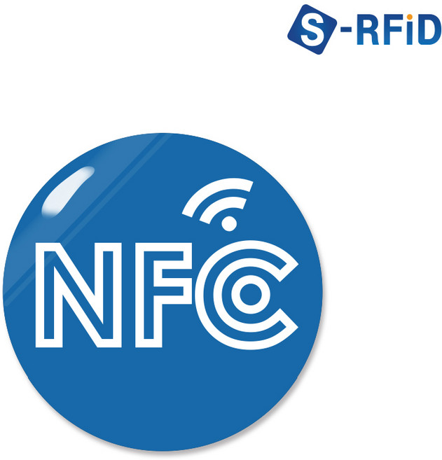 현승 NFC 태그 메탈 스티커 칩 라벨 카드 인쇄 제작, 1개, 원형 메탈 NFC 스티커 태그(No.10)