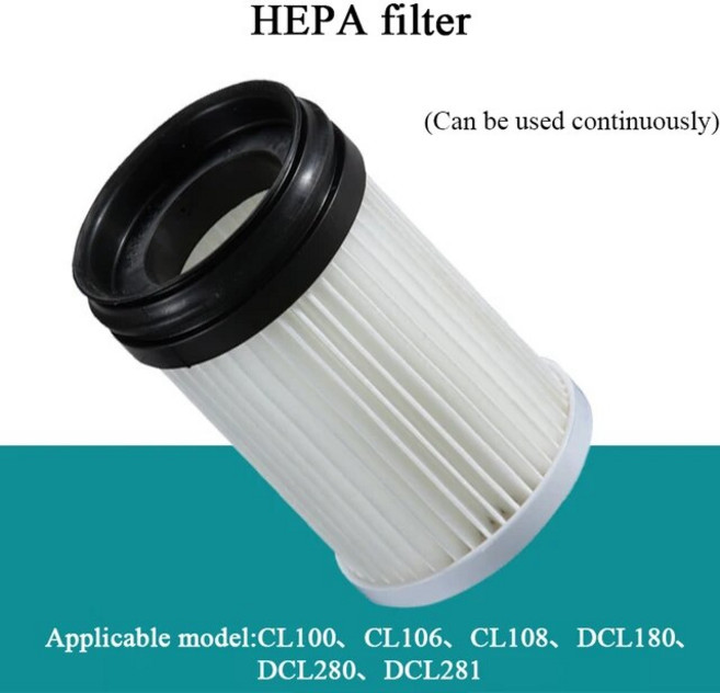 먼지 수집 가방 HEPA 필터 용지 Makita CL100 280/281 진공 청소기 부품, [04] F, 04 F, 1개