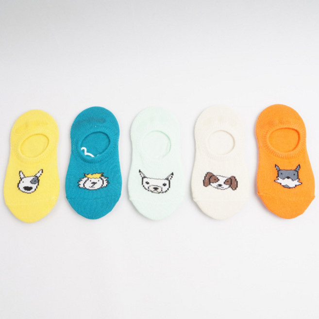 비바세븐 도그덧신(5족) 아동 유아 양말 세트
