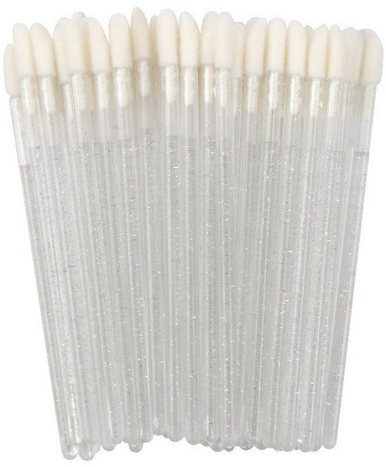 미러벨 메이크업 일회용 립브러쉬 200P, 200개, 투명