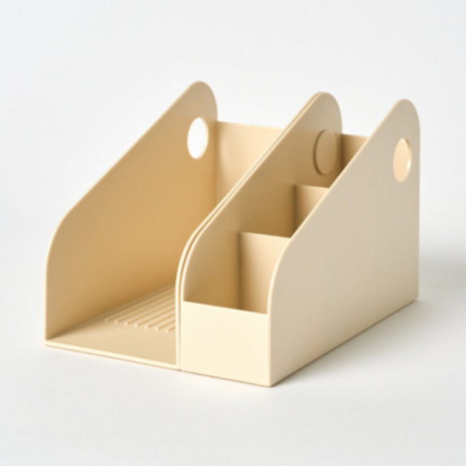 모던하우스 필요대로 조합하는 공간활용 책꽂이 겸 연필꽂이, 크림