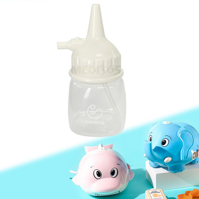 미니코끼리 네블라이저 코세척통 미니돌핀 미니하마 부품 소모품 코 세척통, 1개