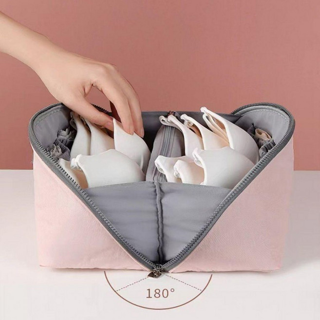 이너정리함 속옷파우치 이너수납함 대용량 브라 2컬러 여행용 분리수납케이스