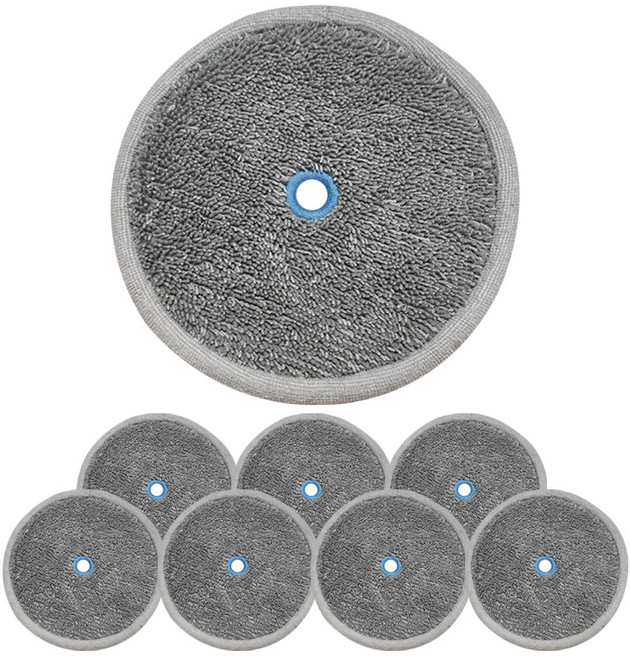 리빙만렙 에브리봇 쓰리스핀 엣지 호환 극세사 걸레 패드 로봇 청소기 리필, 에브리봇 호환 극세사패드, 8개세트 ALS607