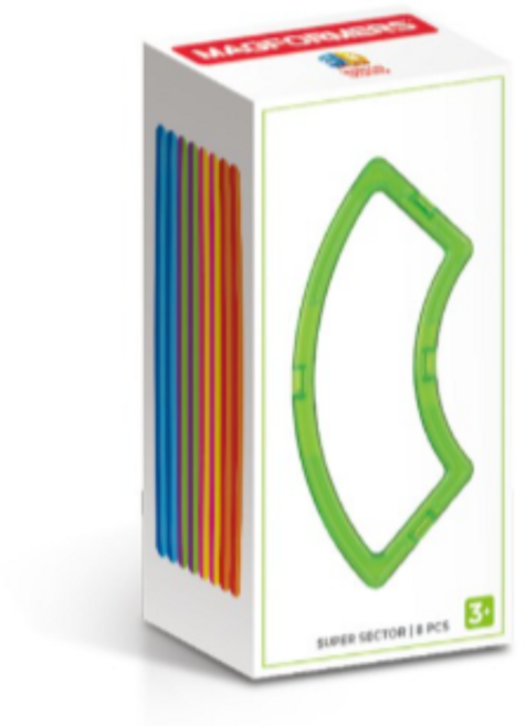 맥포머스 슈퍼 섹터, 3개, COLOR MIX / 상세 참조