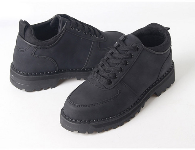 스토리원 남성 아웃도어 무광 키높이 워커 스니커즈