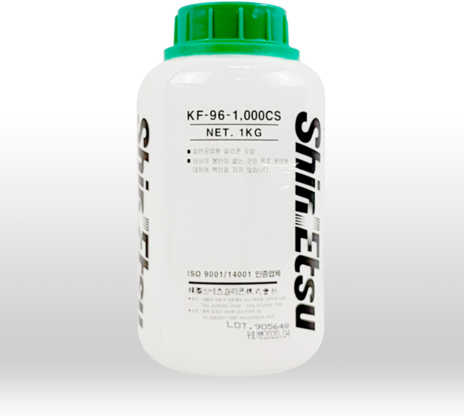 신에츠실리콘 KF96-1 000CS (KG) 실리콘오일 윤활제, 1개