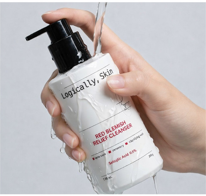 로지컬리스킨 레드 블레미쉬 릴리프 클렌져, 1개, 200g
