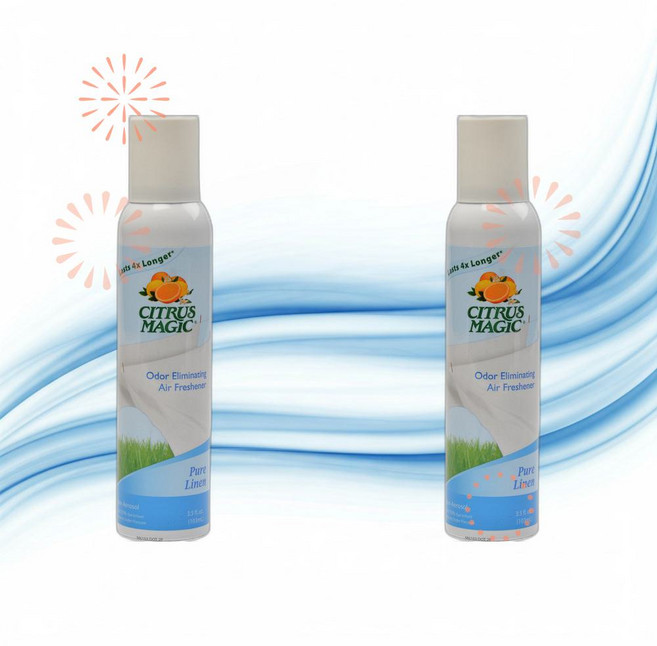 Citrus Magic 시트러스 매직 탈취제 탈취 스프레이 퓨어 린넨 88ml GG, 1개, 103ml