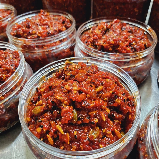 [제니네 제철과일] 새콤달콤 오징어초무침 500g 1kg 산지직송 밑반찬, 1개, 1개 오징어초무침 500g