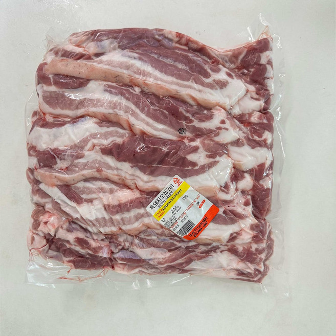 지리산 흑돼지 삼겹살 오겹살 구이용, 1개, 3kg