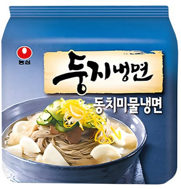 농심 둥지 동치미 물냉면 161g, 28개