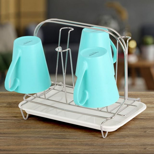[S스트림] 컵걸이(M형) 스탠드 컵꽂이 건조대 컵홀더 컵정리대 stream*022179001EA emo+118lo