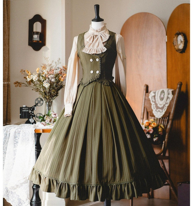 경성 의복 콘셉트 사진 레트로 개화기 옷 복고 의상 중세시대 원피스 컨셉 드레스 드레스