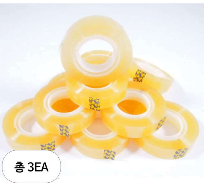 스칼라 골드테이프 리필 밸류팩 G1230R12, 혼합색상, 3개