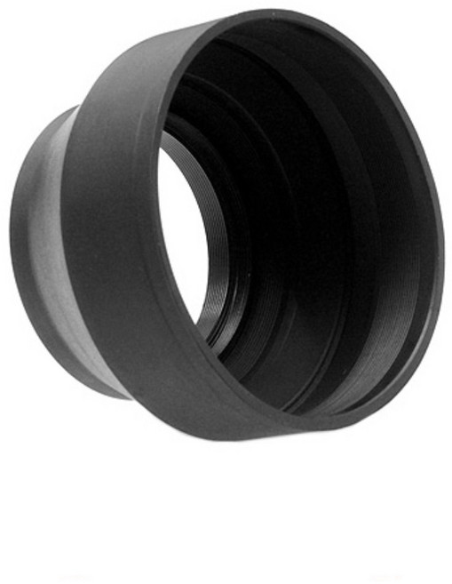 호루스벤누 광각 표준 망원 고무 렌즈 후드 HD-R 52mm, 1개