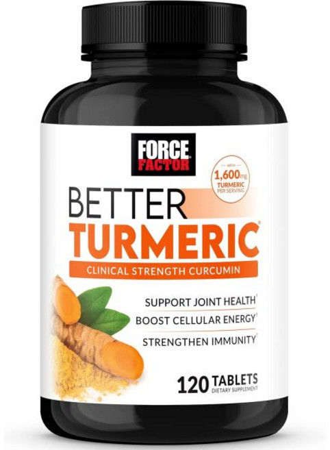 미국산 포스팩터 강황 터메릭 120정 커큐민 Force Factor Turmeric 선물증정, 1개