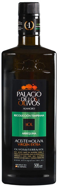 Palacio de los olivos 特級初榨阿爾貝吉納橄欖油, 1個, 500ml
