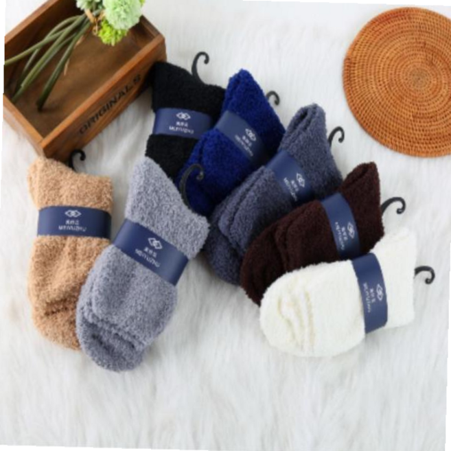 남여공용수면양말 따뜻한 베이직 수면양말 남성용 무지 기본형 보온양말
