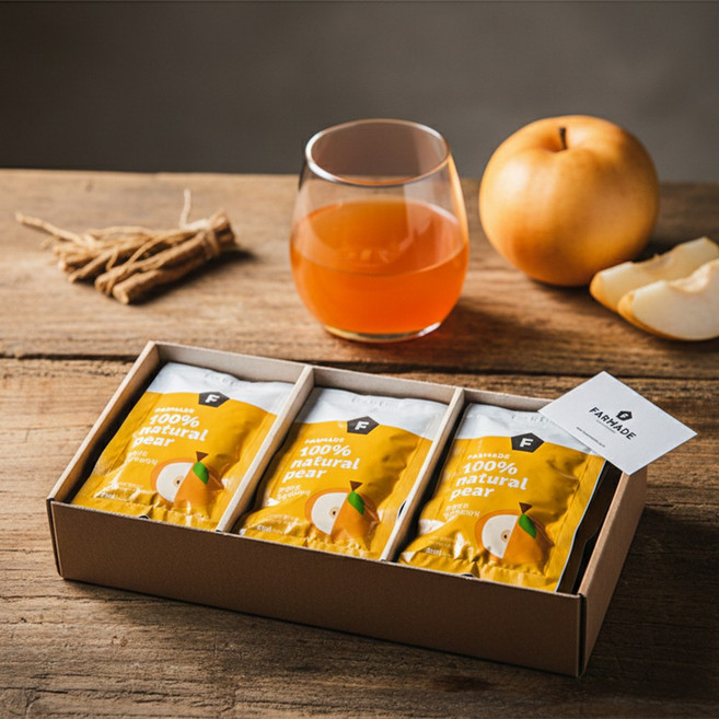 국산 먹골배 도라지배즙 90ml 선물세트 무첨가 NFC 착즙 배즙 원액, 90g, 42개, 국산100%