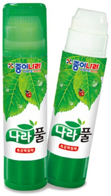 종이나라 뭉개지지 않는 나라풀 고체풀 15g, 1개, 1g