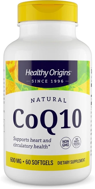 헬시오리진스 CoQ10 600mg 소프트젤, 1개, 60정 - 쿠팡