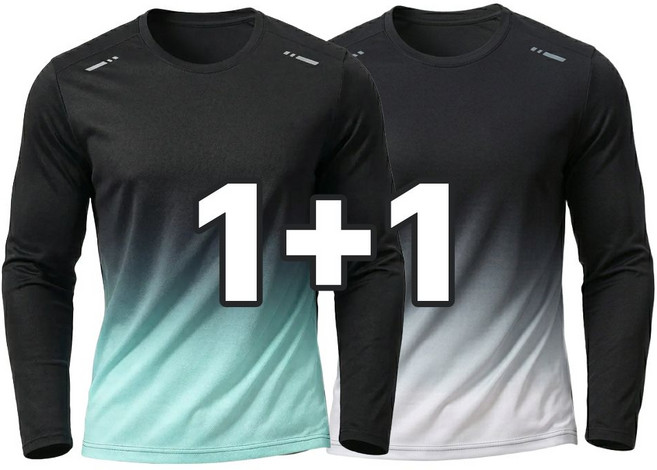 어반네이비 남자 여름 쿨티셔츠 냉감 스포츠 반팔 긴팔 티셔츠 1+1