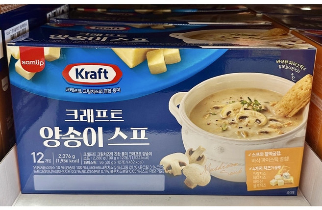 크래프트 양송이스프, 2.376kg, 1개