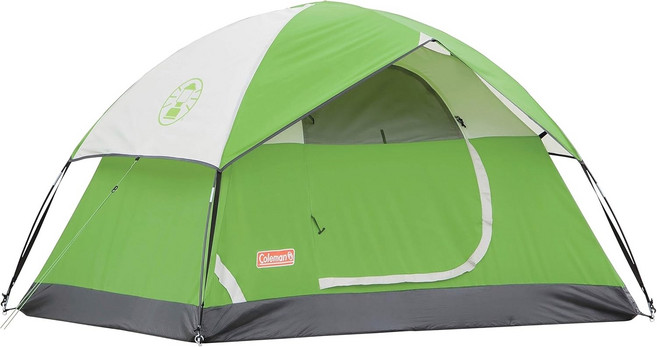 콜맨 썬돔 텐트 간편설치 4인용 (Coleman Sundome Tent), 3-4인용, 그린