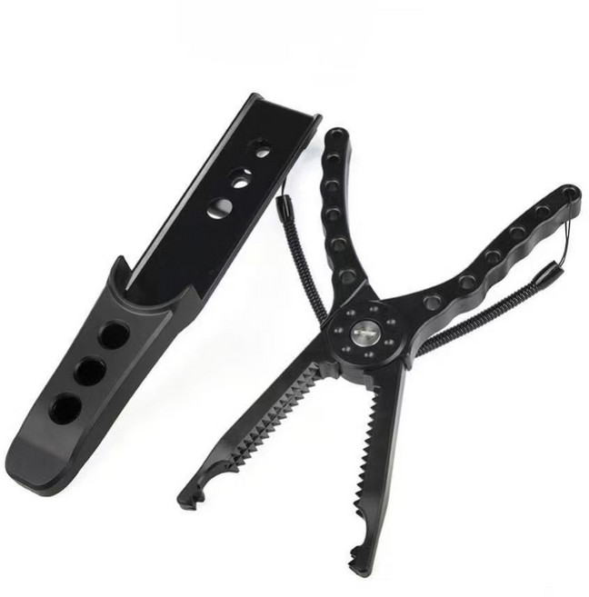 물고기집게 피쉬 그립 피싱 낚시 립그립 고기 집게 해루질 장비, 블랙, 1개