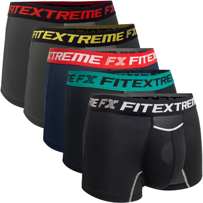 피트엑스 흡습속건 컨버터블 음낭분리형 드로즈 남성팬티 5종세트