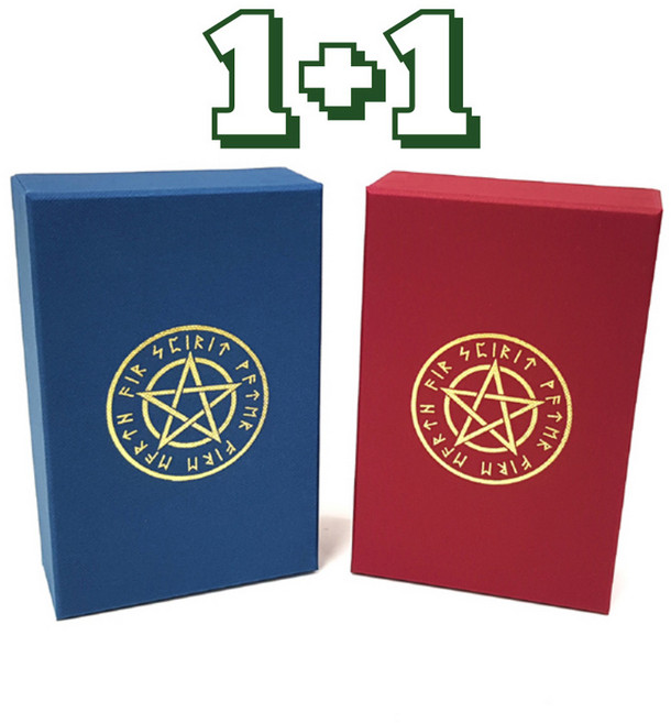 1+1 타로카드 보관상자 (빨강상자+파랑상자) 타로케이스, 1개