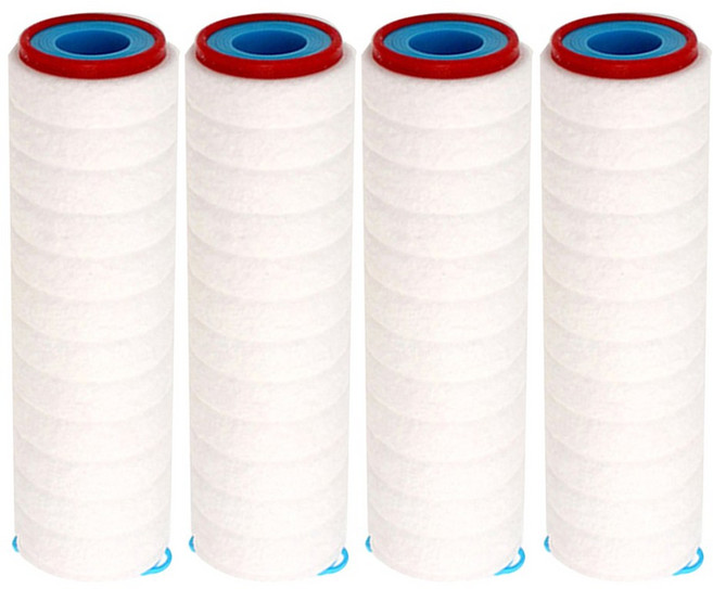 샤워플러스 녹물제거 정수필터 고급형 SF150, 4개