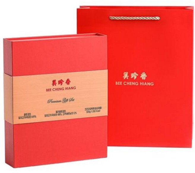 [명절선물] 추석 설 골든코인 칠리골든코인 선물세트 320g (쇼핑백), 3개