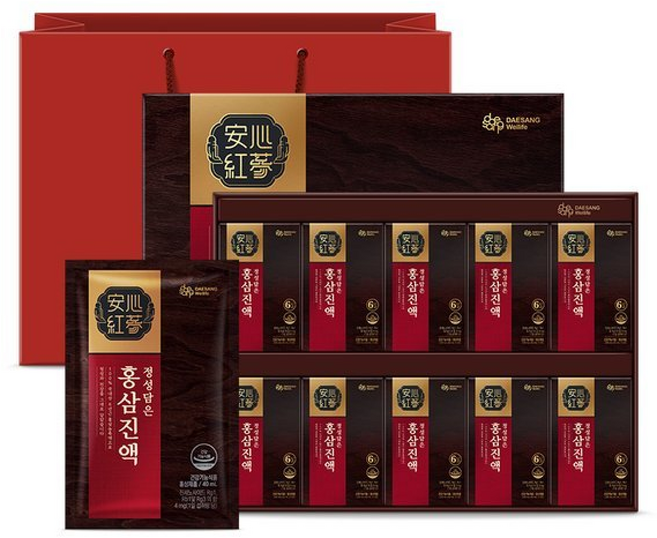 (광주신세계)정성 담은 홍삼 진액, 1개, 40ml, 1정